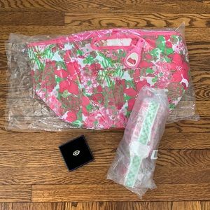Lily Pulitzer Cups and Bag with Kendra Scott Bracelet
